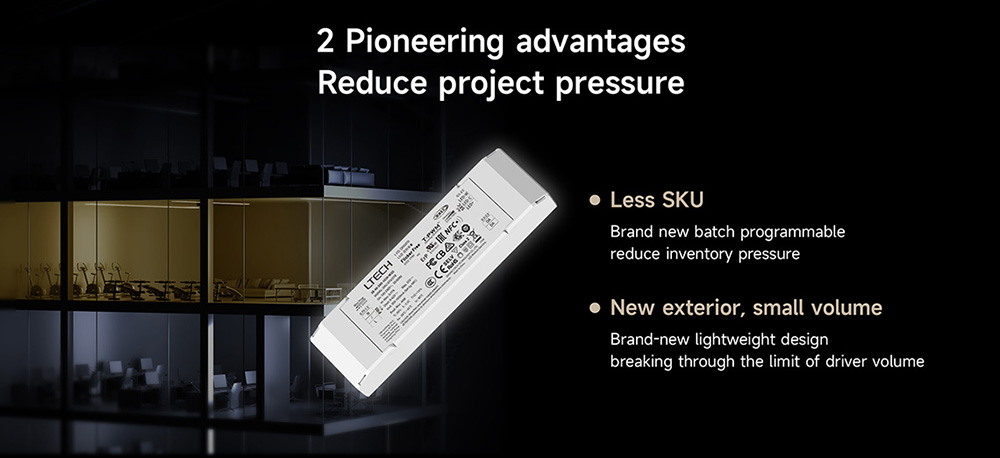 SE-40-300-1050-W1D 40W 300-1050mA NFC CC DALI DT6 LED driver